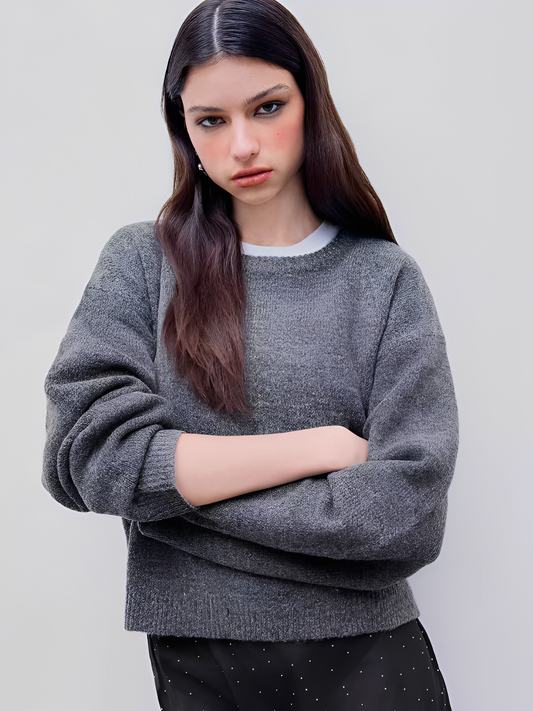 Luvenia - Komfortabler, warmer Damenpullover aus Polyester