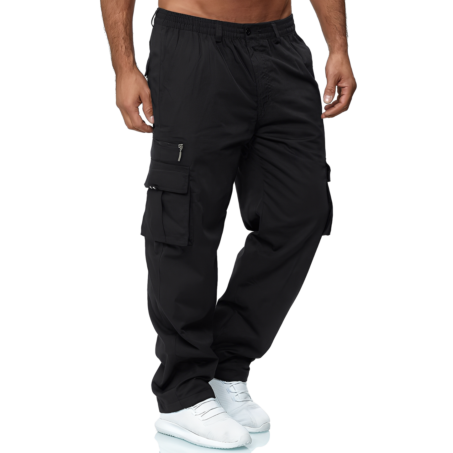 Randolf - Bequeme, locker geschnittene Cargo-Hose für Männer
