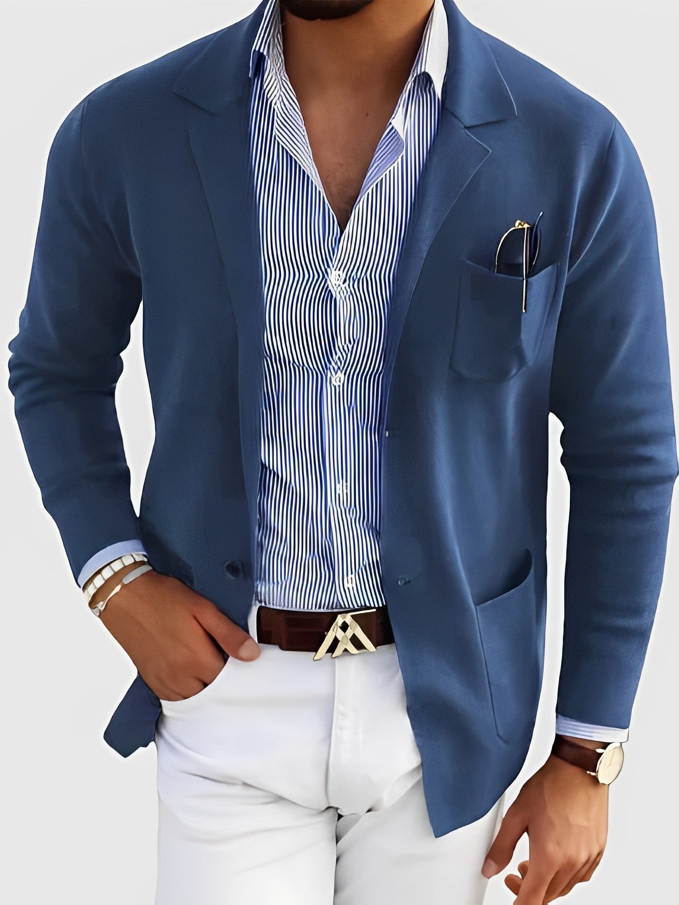 Darrin - Herren-Strickjacke mit Taschen, bequem