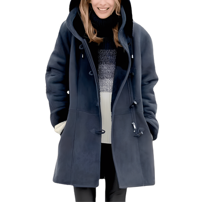 Madilyn - Damenfreizeitdufflecoat mit Kapuze