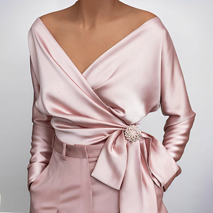 Evalyn - Elegante Seidenbluse für Damen