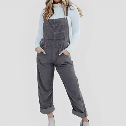 Mildred - Bequeme und klassische Damenjeans-Latzhose