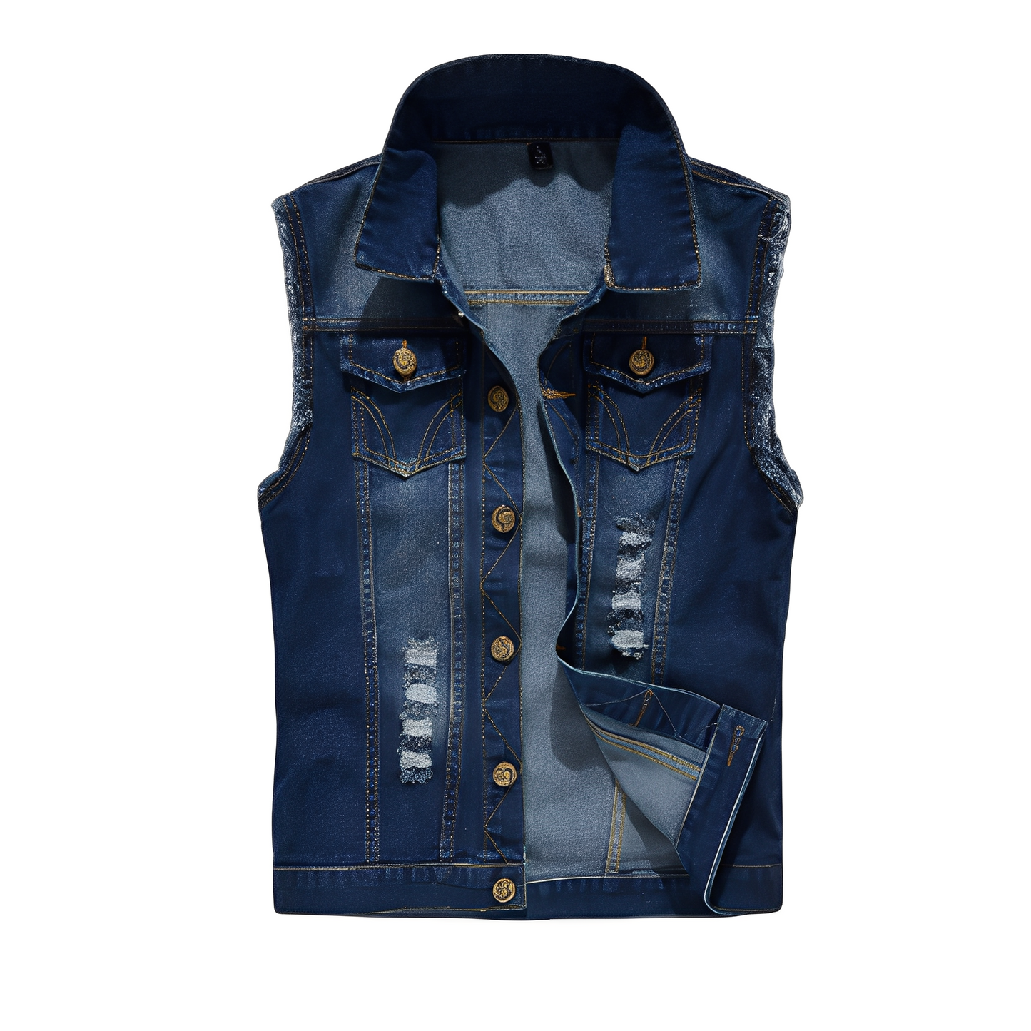 Morley - Klassische Jeansweste mit Taschen für Herren