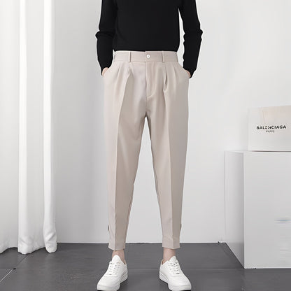 Micheal - Moderne, bequeme, locker geschnittene Herrenhose