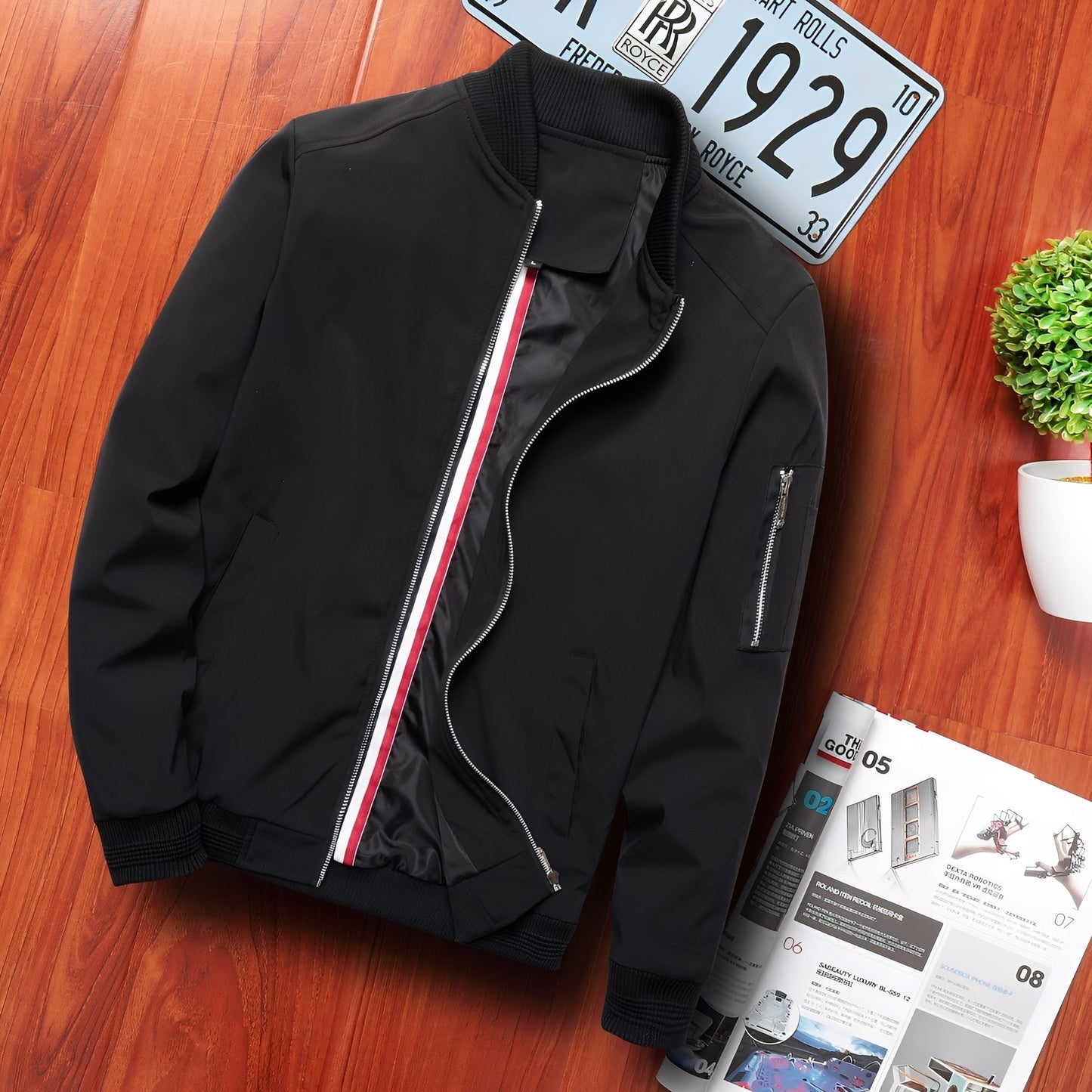 Leonard - Stylische Männer-Bomberjacke