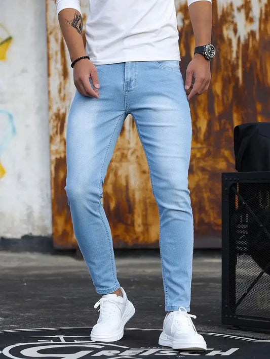 Linford - Klassische Herren-Stretch-Skinny-Jeans