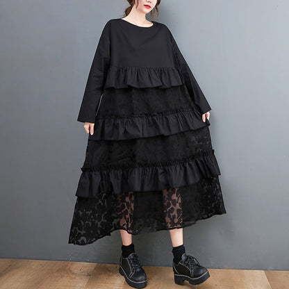 Lauryn - Weites Boho-Kleid mit Details für Damen