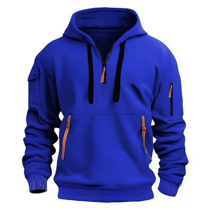 Burton - Männer-Hoodie mit halbem Reißverschluss