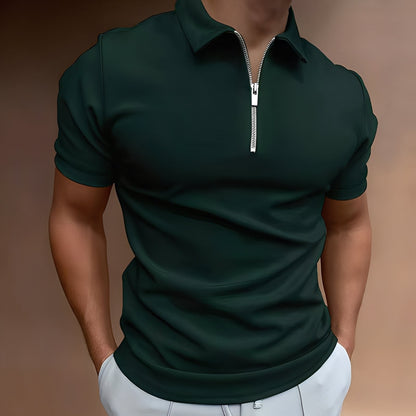 Hubert - Stilvolles Polohemd mit Zipper für Herren
