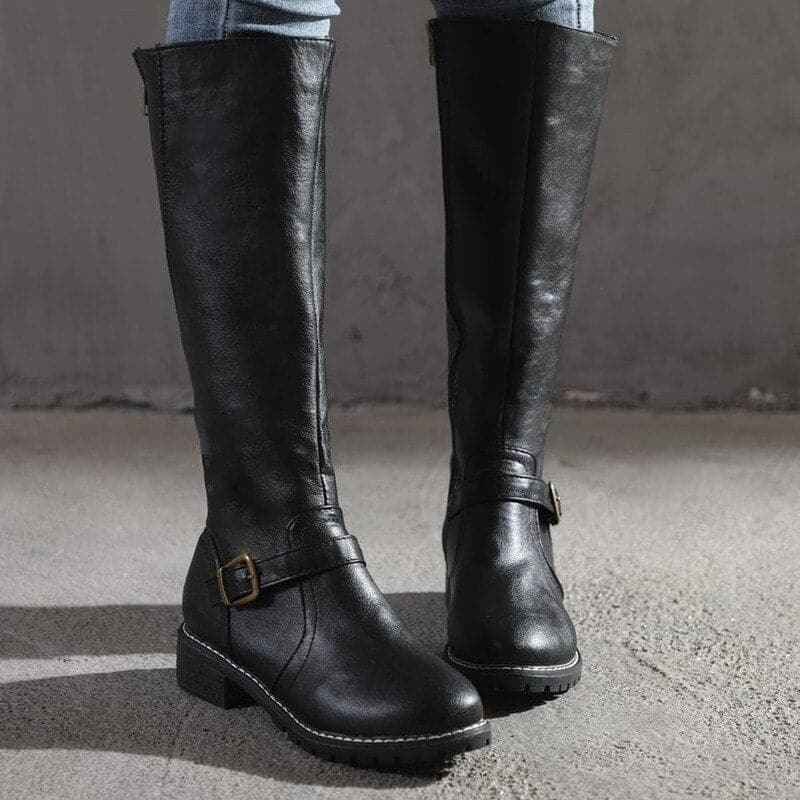 Marly - Bequeme Damenstiefeletten mit Dekoschnalle