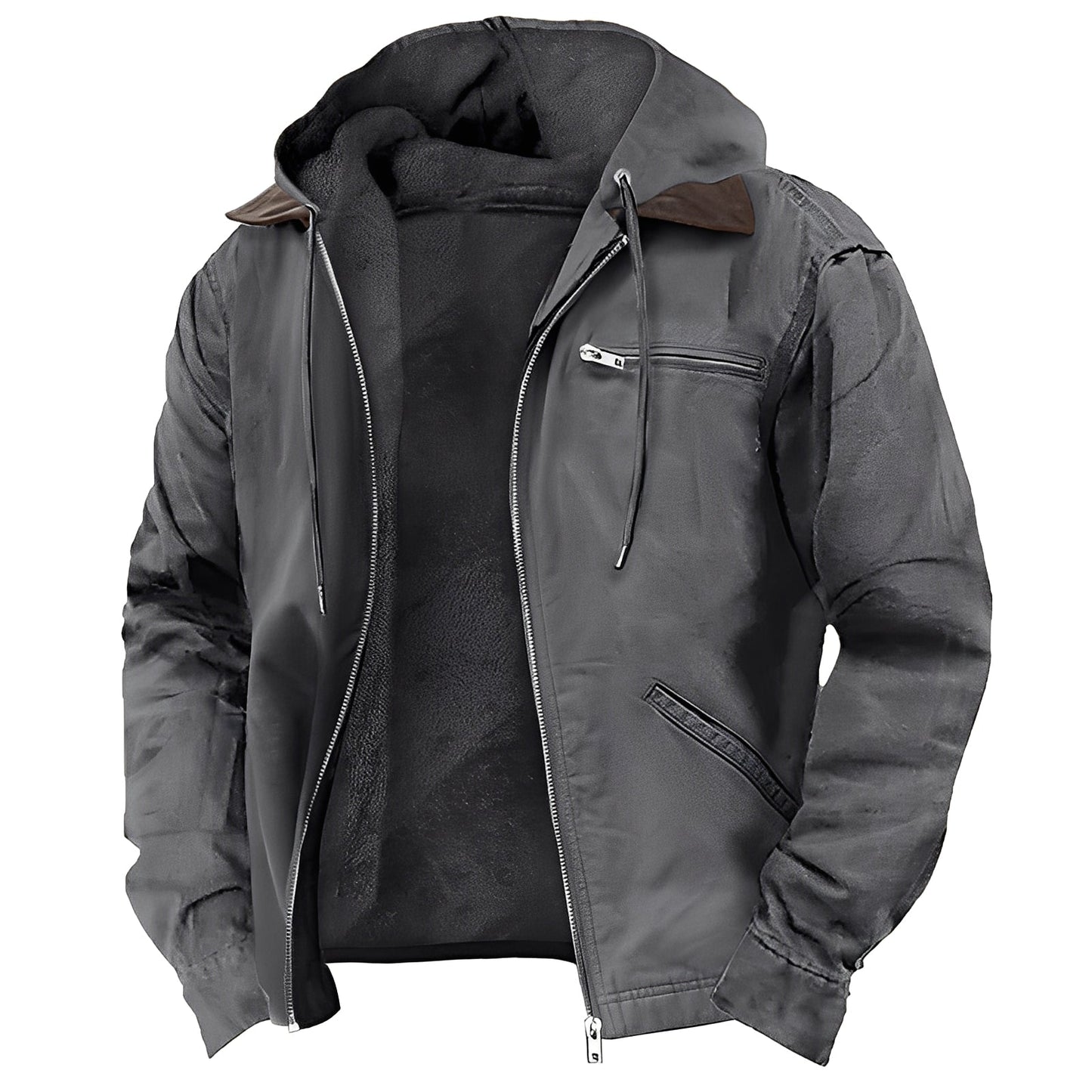 Adrian - Warme Outdoor-Herrenjacke mit Kapuze
