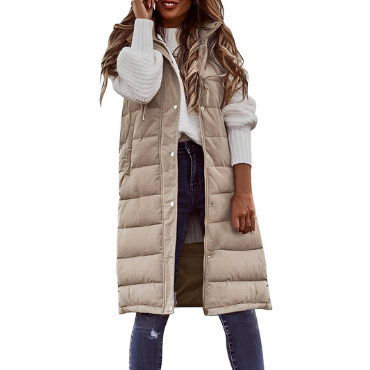Brenna - Schicke lange Damen-Daunenjacke