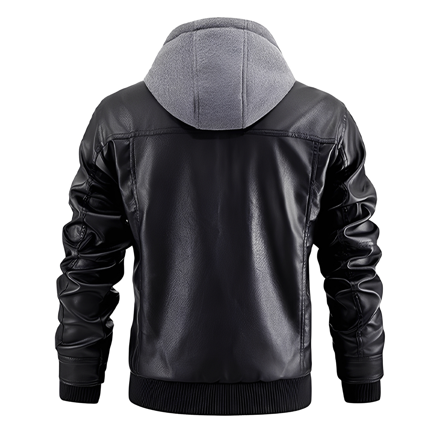 Everard - Klassische Motorradjacke für Männer mit Kapuze