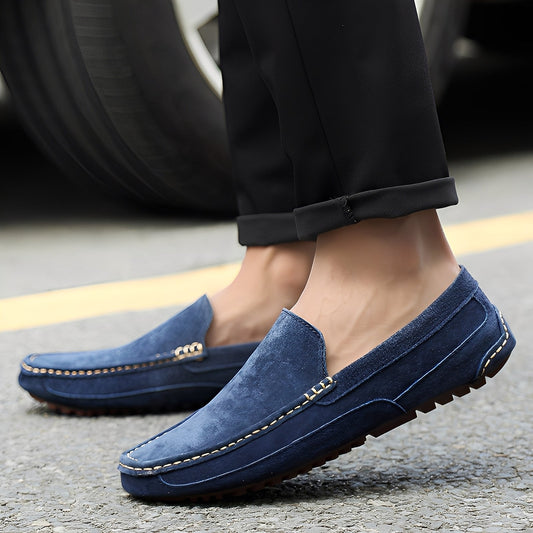 Cameron - Bequeme, elegante Herrenmokassins aus Wildleder
