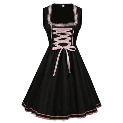 Elenora - ärmelloses Dirndlkleid mit Schlitz für Frauen für das Oktoberfest