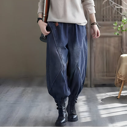 Shyanne - Klassische Damenjeans mit elastischem Taillenbund