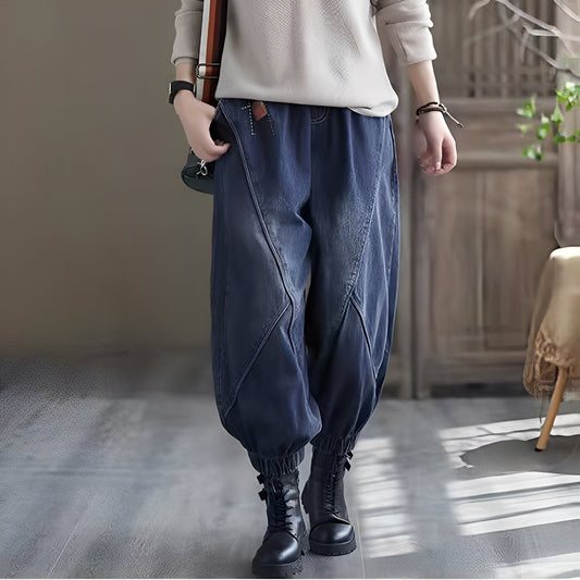 Shyanne - Klassische Damenjeans mit elastischem Taillenbund