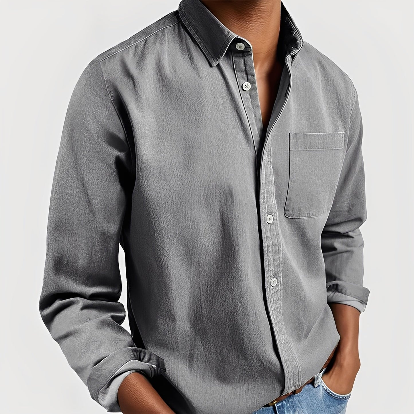 Tanner - Herren-Casual-Shirt mit Tasche