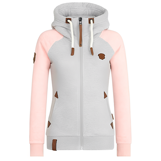 Elinor - Bequemer Damen-Zip-Hoodie
