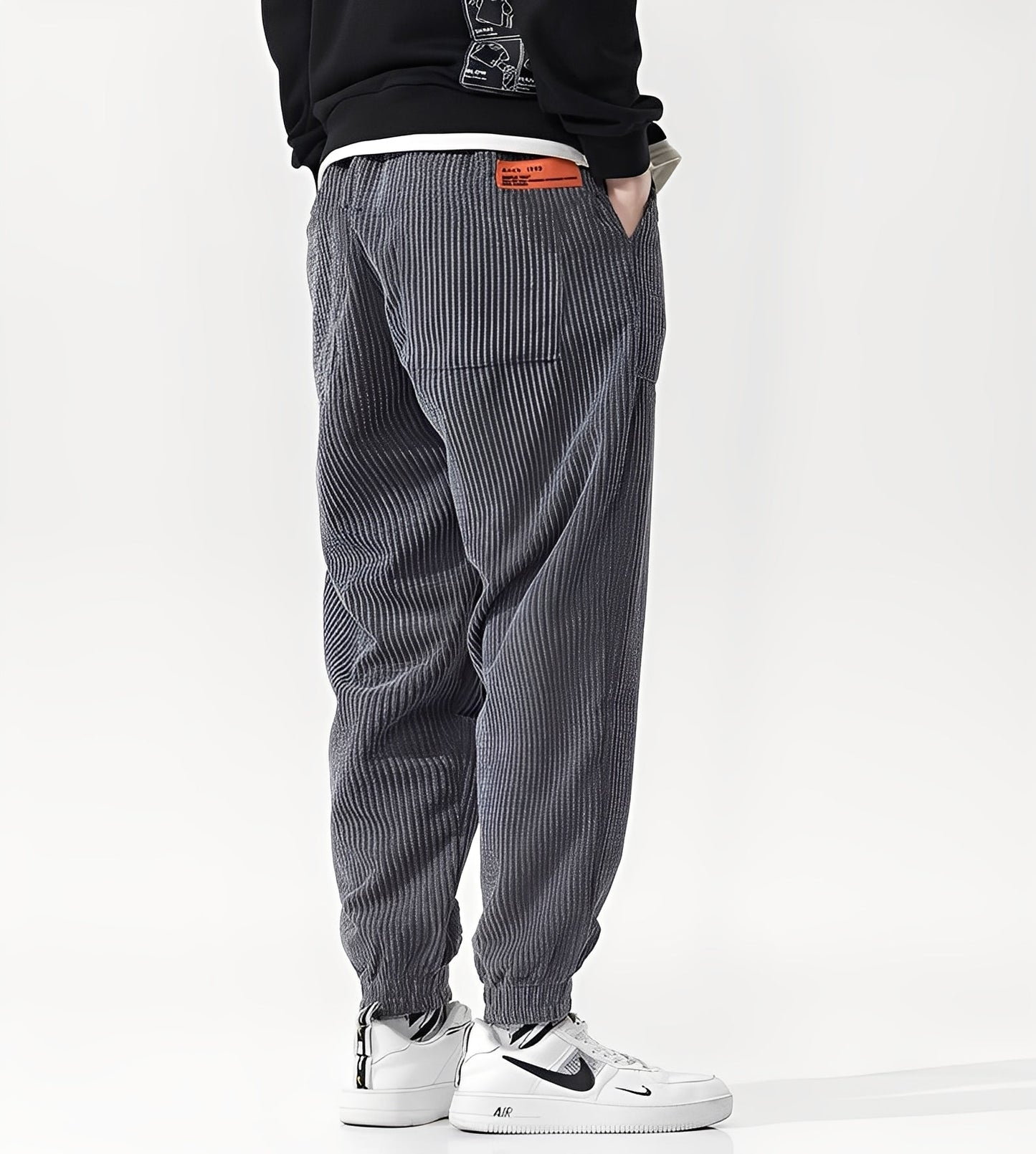 Nicholas - Stylische Cord-Jogginghose für Herren