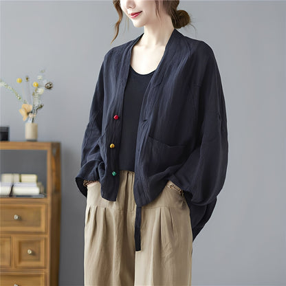 Shelia - Bequeme kurze Jacke mit Taschen