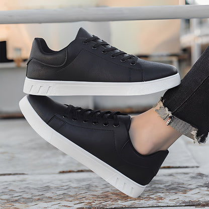 Jerome - Moderne flache Herrenschuhe aus Leder