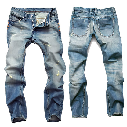 Kaleb - Klassische Jeans mit Beschädigungen für Herren