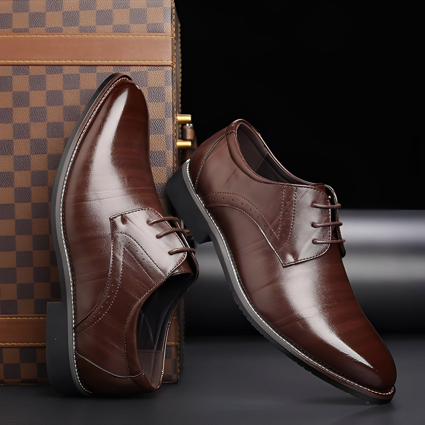 Beckham - Stilvolle Schnürschuhe im Brogue-Stil für Herren