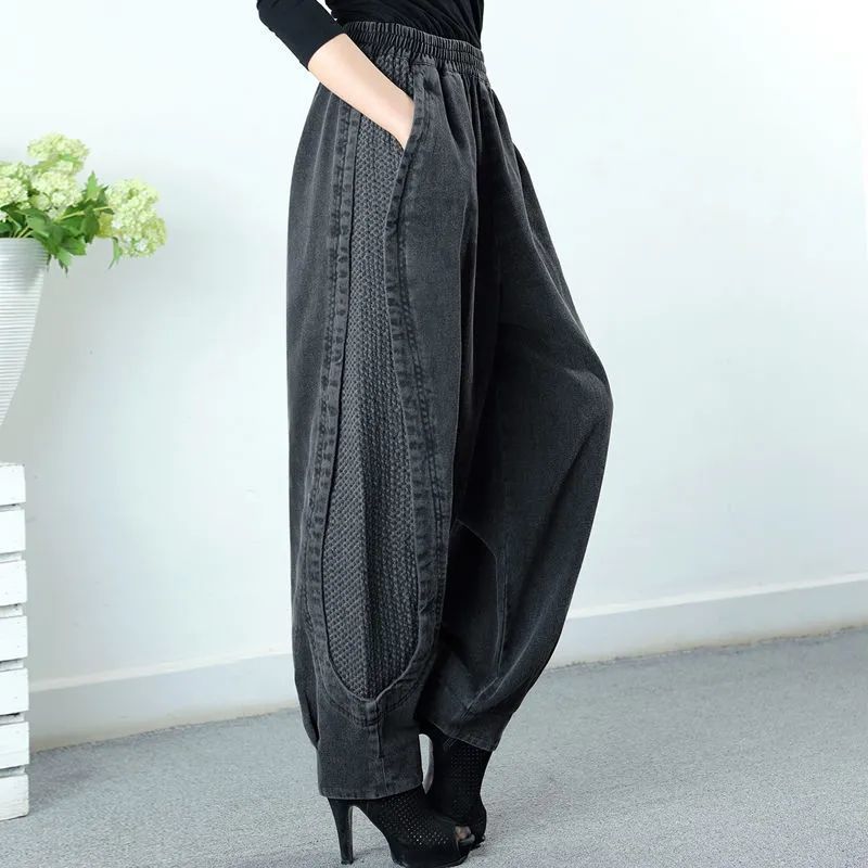 Tawnee - Bequeme, locker sitzende Patchwork-Haremshorts für Damen