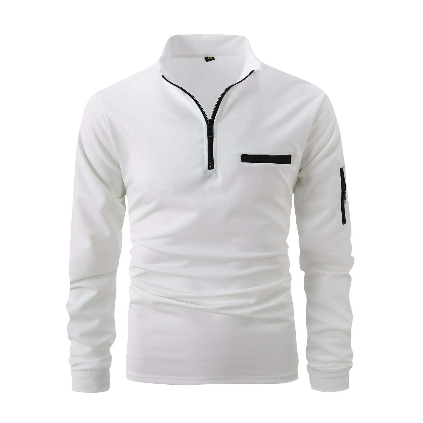 Lucian - Herren-Zip-Shirt mit Tasche für den Alltag