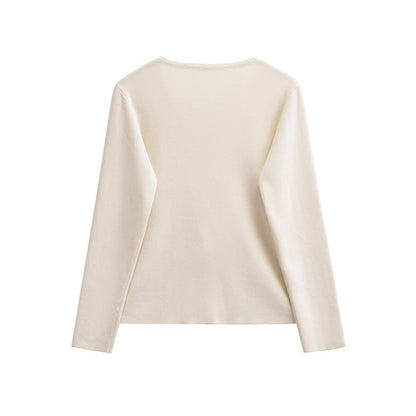 Helena - Eleganter Damen-Cardigan mit unregelmäßigem Design