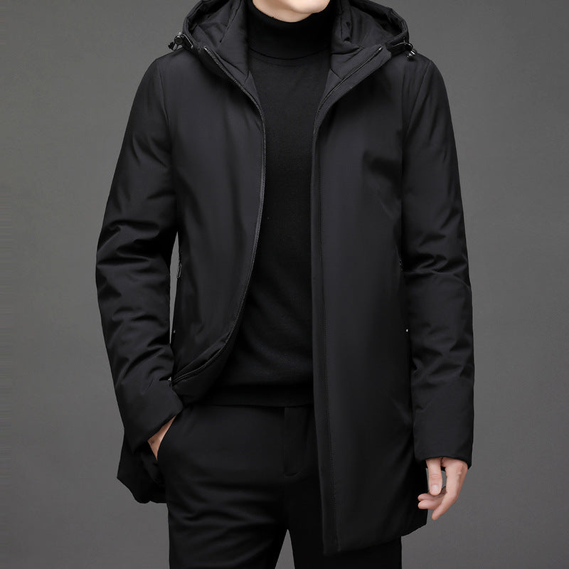 Gerrard - Warme Männerjacke mit Kapuze