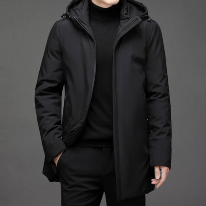 Gerrard - Warme Männerjacke mit Kapuze