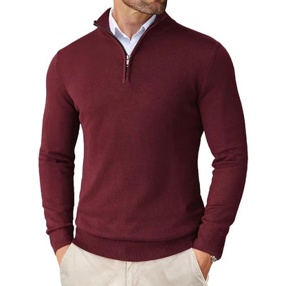 Bowen - Modischer Herrenpullover mit Reißverschluss