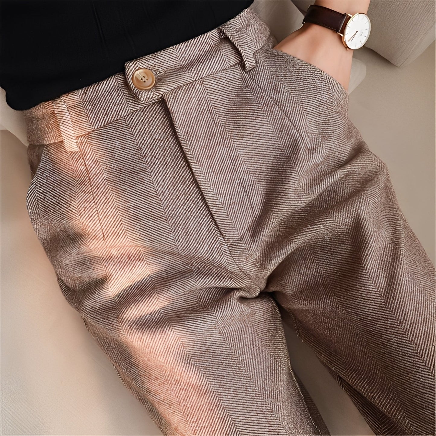 Rachelle - Trendige Damenhose mit hohem Bund
