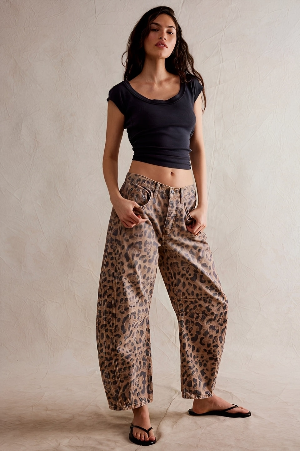Adrienne - Klassische, weit geschnittene Barrel-Jeans für Damen