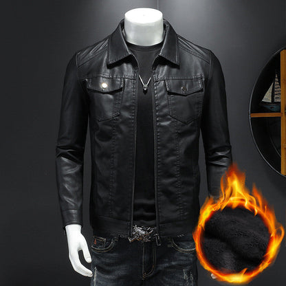 Nelson - Moderne Bikerjacke aus Leder für Herren