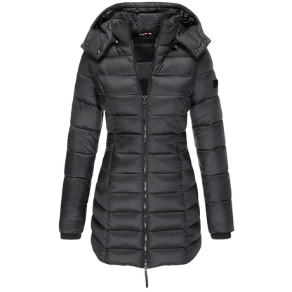 Jazmine - Eleganter, warmer Damenmantel mit Innenfutter