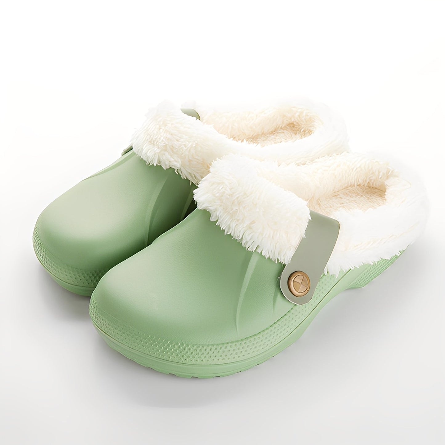 Melba - Damenclogs mit weichem Fleecefutter