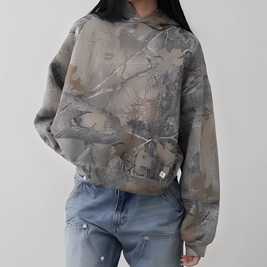 Anya - Gemütlicher Hoodie im Tarnmuster