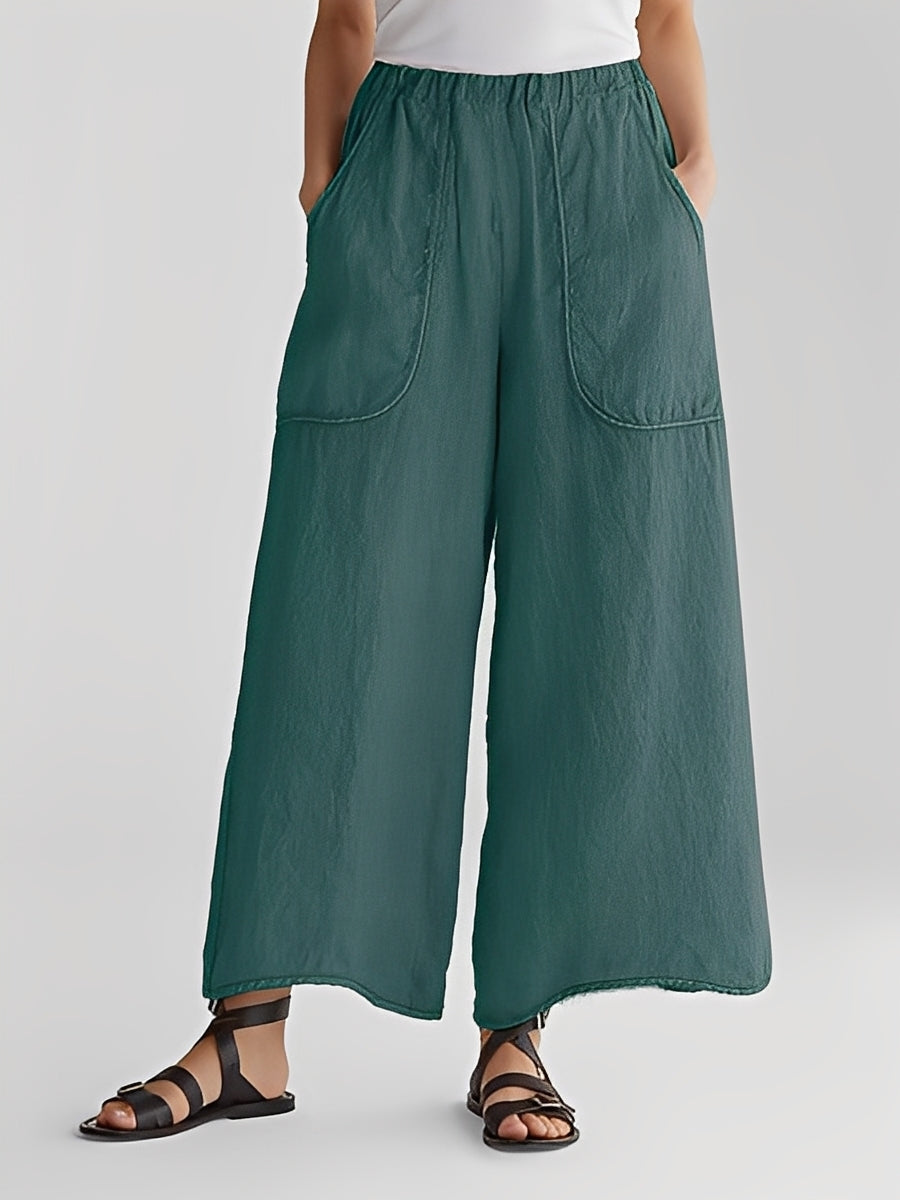 Marley - Bequeme Damenhose mit breiten Beinen