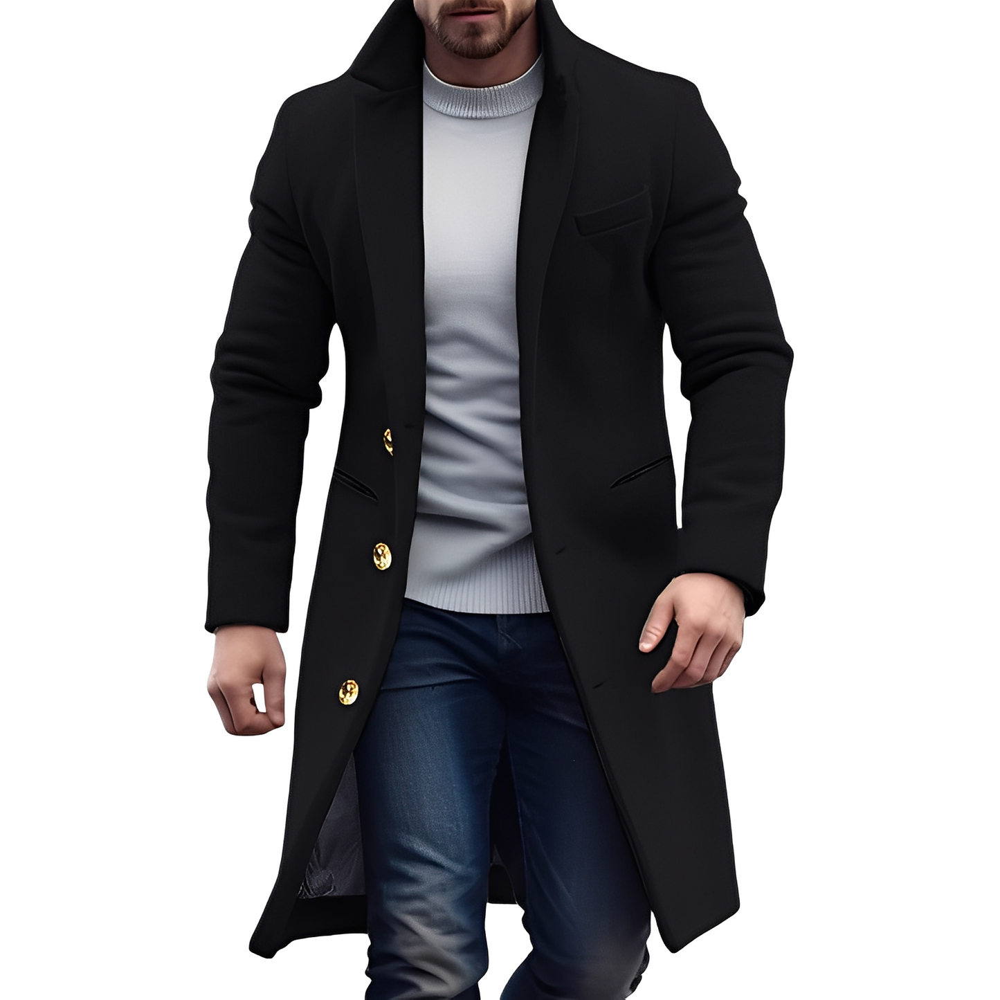 Reilly - Schicker Herren-Wollmantel