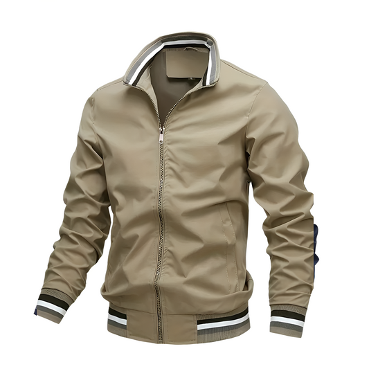 Jeremy - Komfortable Herren-Bomberjacke mit Streifen