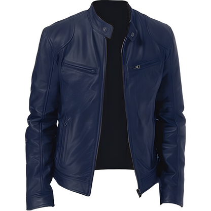 Crawford - Modische, schmal geschnittene Herrenlederjacke