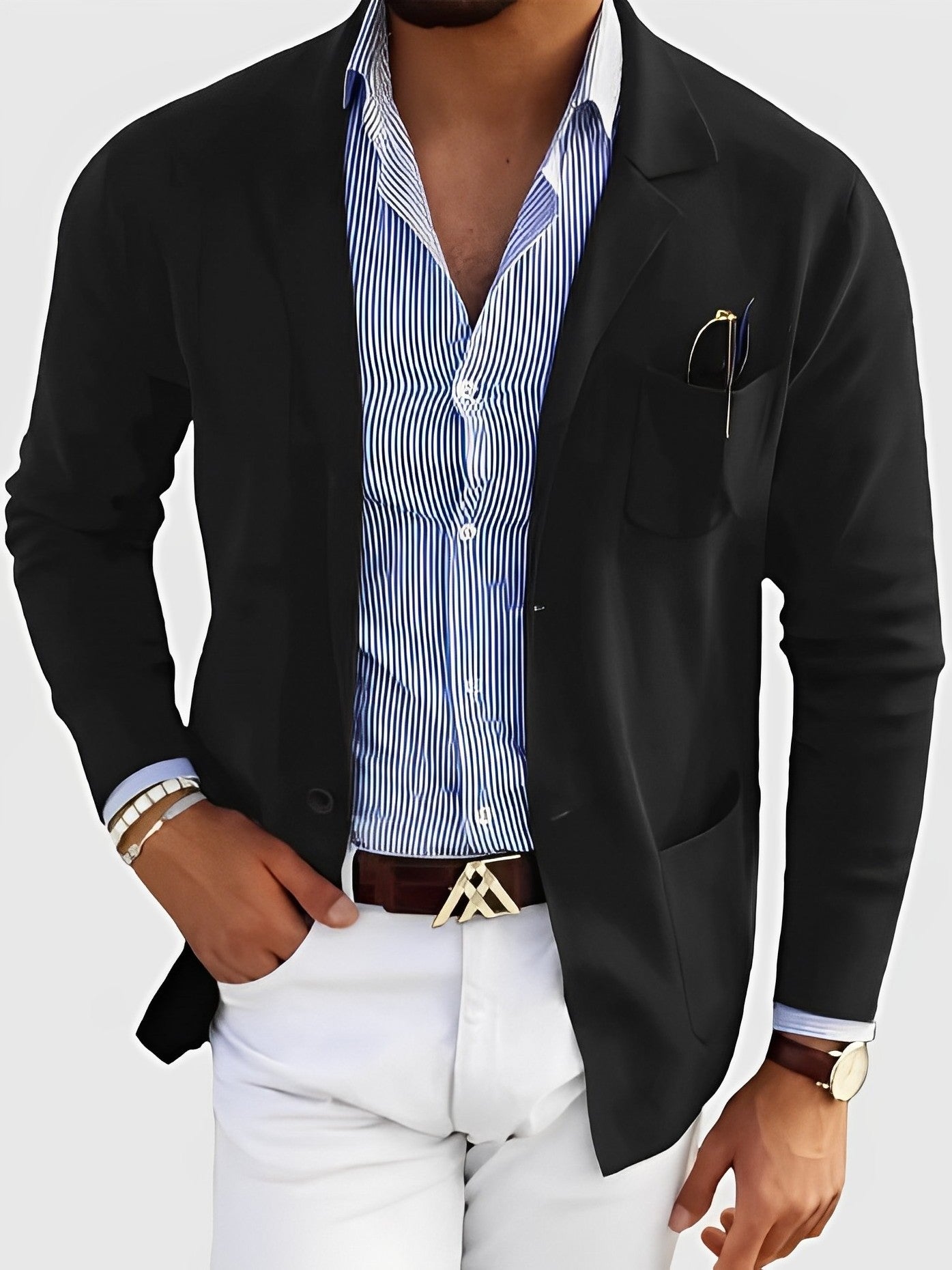 Darrin - Herren-Strickjacke mit Taschen, bequem