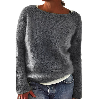 Angelia - Gemütlicher, warmer Damenpullover aus weichem Strick