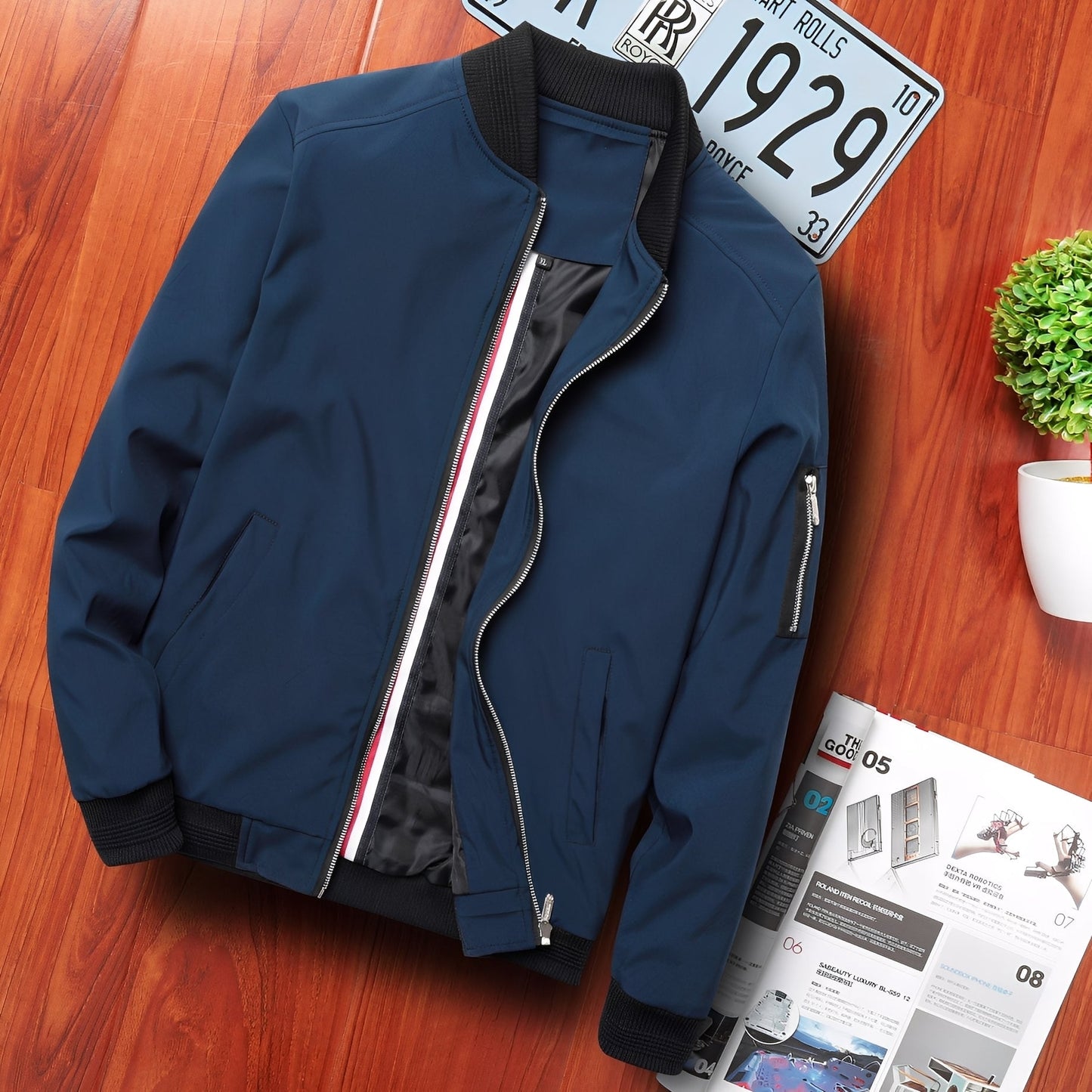 Leonard - Stylische Männer-Bomberjacke