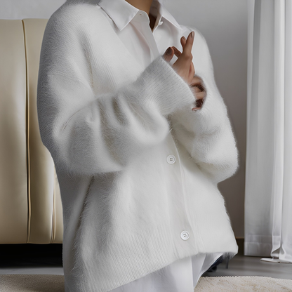 Emberly - Bequemer, weit geschnittener Damen-Kaschmirpullover