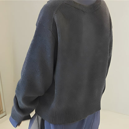 Arianna - Weit geschnittene Damen-Kaschmirjacke mit Knöpfen