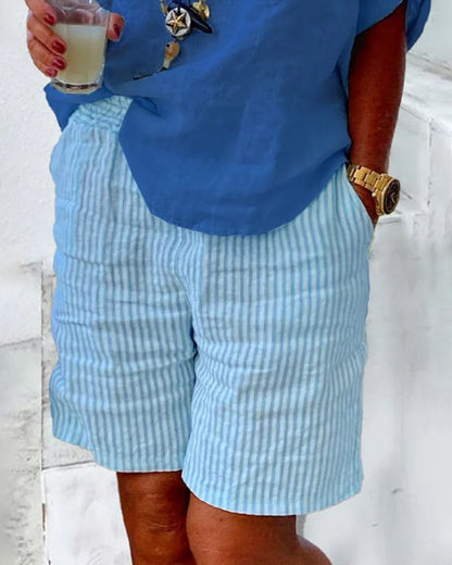 Élise – Shorts mit Streifen